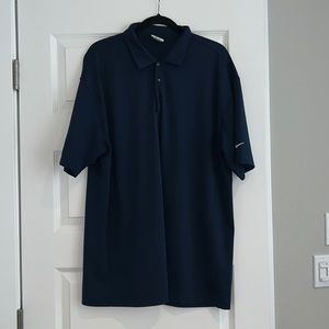 Nike Dark Navy Blue Dri Fit XL Polo Short Sleeve Shirt